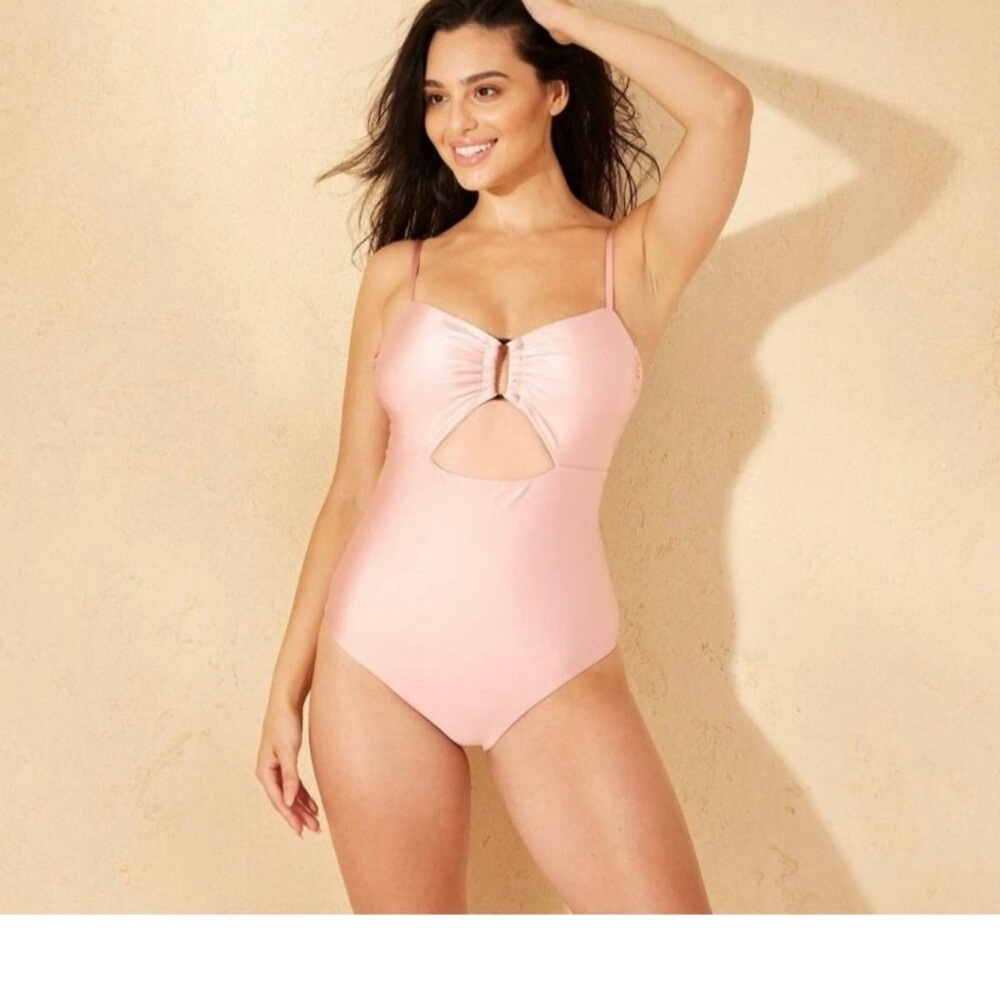 Shade & Shore Pink One-Piece Swimsuit
